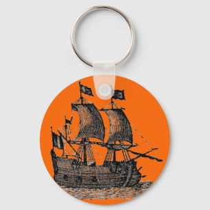 Pirate Ship Keychain