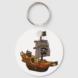 Pirate Ship Keychain