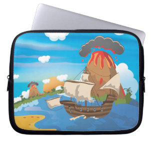 Pirate Ship Laptop Sleeve