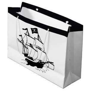 Pirate Ship Large Gift Bag