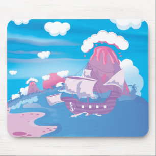 Pirate Ship Mouse Mat