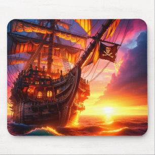 Pirate Ship Mouse Mat