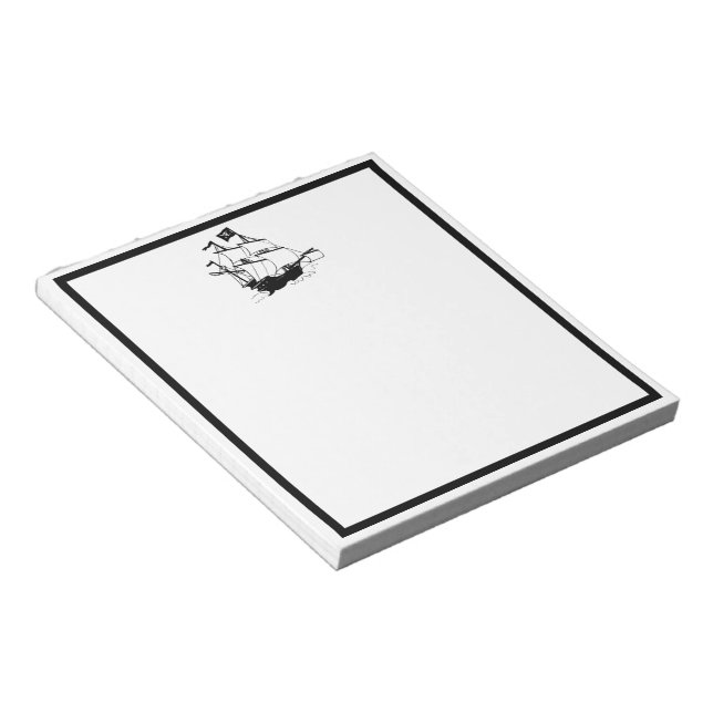 Pirate Ship Notepad (Angled)