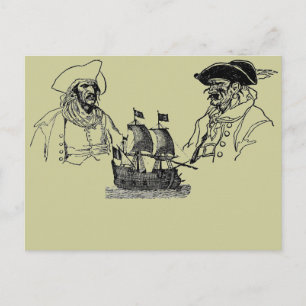 Pirate Ship Postcard