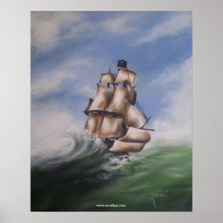 Pirate Ship Poster