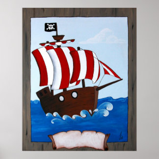 Pirate Ship Poster