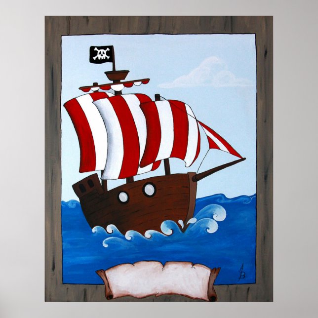 Pirate Ship Poster (Front)