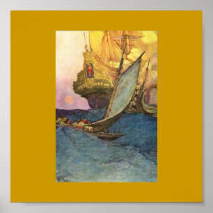 Pirate Ship Poster