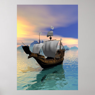 Pirate Ship Poster