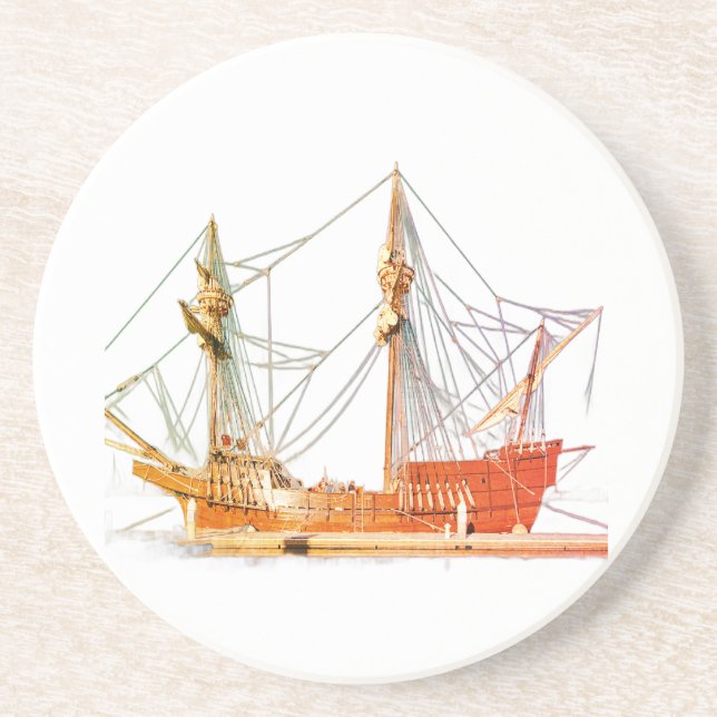Pirate Ship San Salvador Coaster (Front)