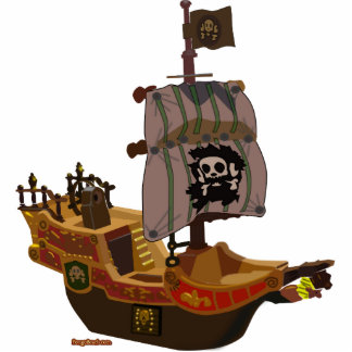 Pirate Ship Sculpture Standing Photo Sculpture