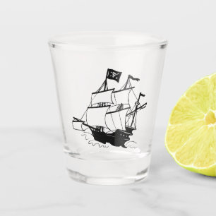 Pirate Ship Shot Glass