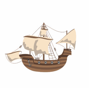 Pirate Ship Standing Photo Sculpture