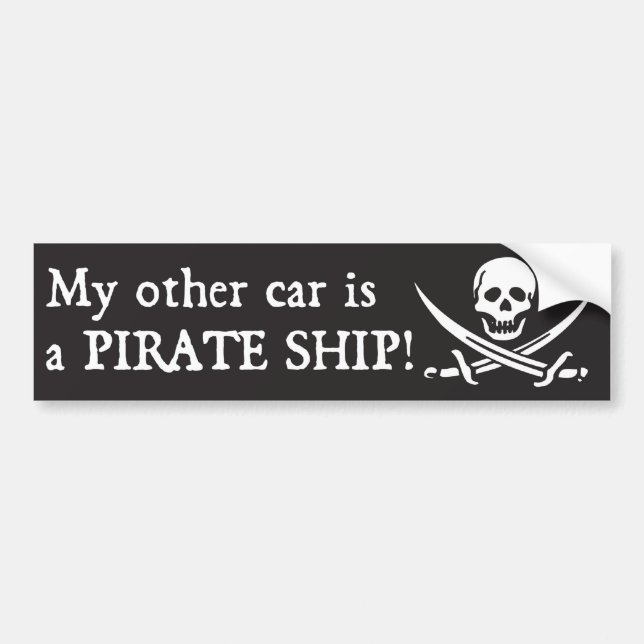 Pirate Ship Sticker (Front)