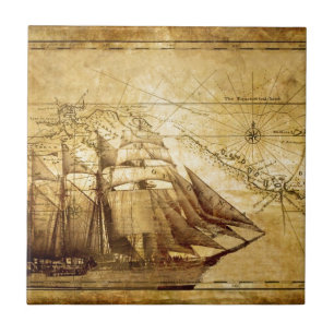 pirate ship tile