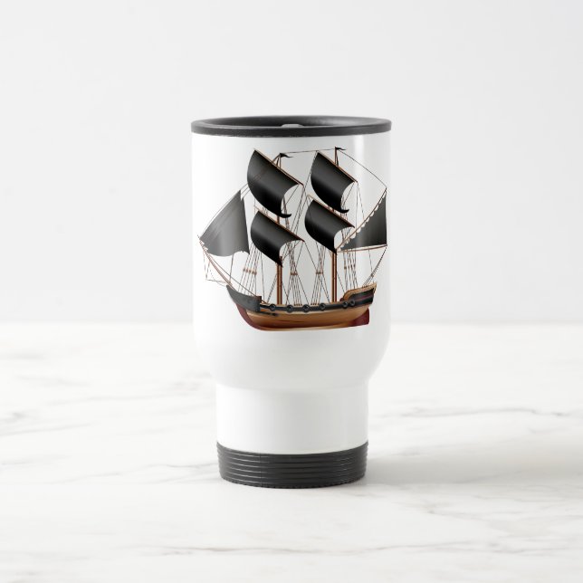 Pirate Ship Travel Mug (Center)