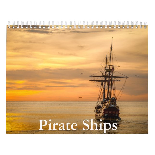 Pirate Ships Calendar (Cover)