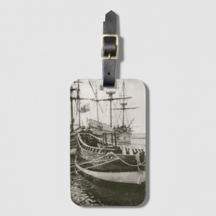 Pirate Ships Nautical Sailing Vessels Tall Ship Luggage Tag