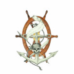 Pirate Sigil Photo Sculpture Key Ring<br><div class="desc">Not for squeamish land lubbers</div>
