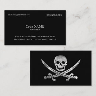 Pirate Silver Business Card