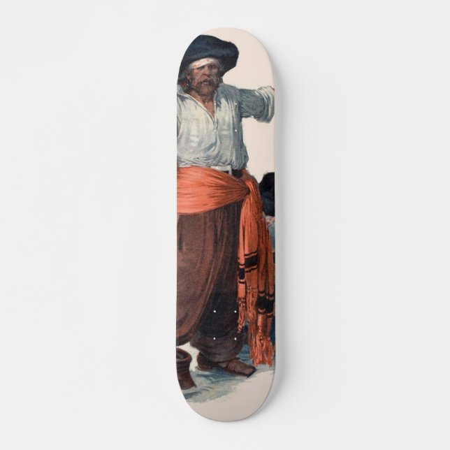 Pirate Skateboard (Front)