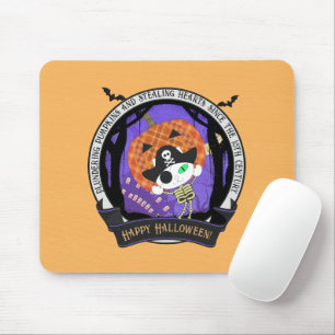 Pirate skeleton cat mouse mat