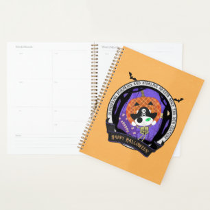 Pirate skeleton cat planner