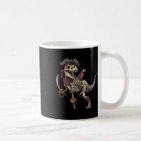 Pirate Skeleton Dinosaur T Rex Funny Tyrannosaurus