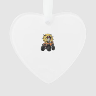 Pirate Skeleton Monster Truck Halloween Design_1 Ornament