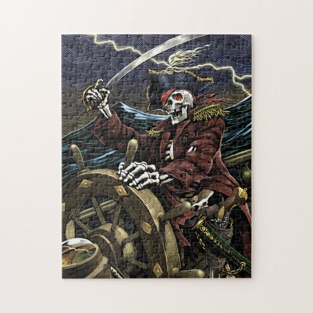 Pirate Skeleton Puzzle (Vertical)