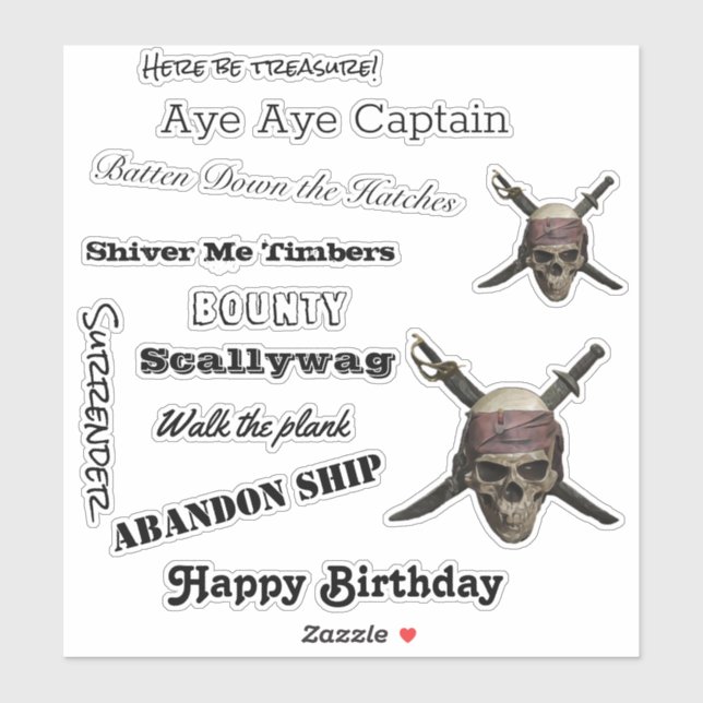 Pirate Skull  (Sheet)