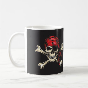 Pirate Skull and Cross Bones Coffee Mug