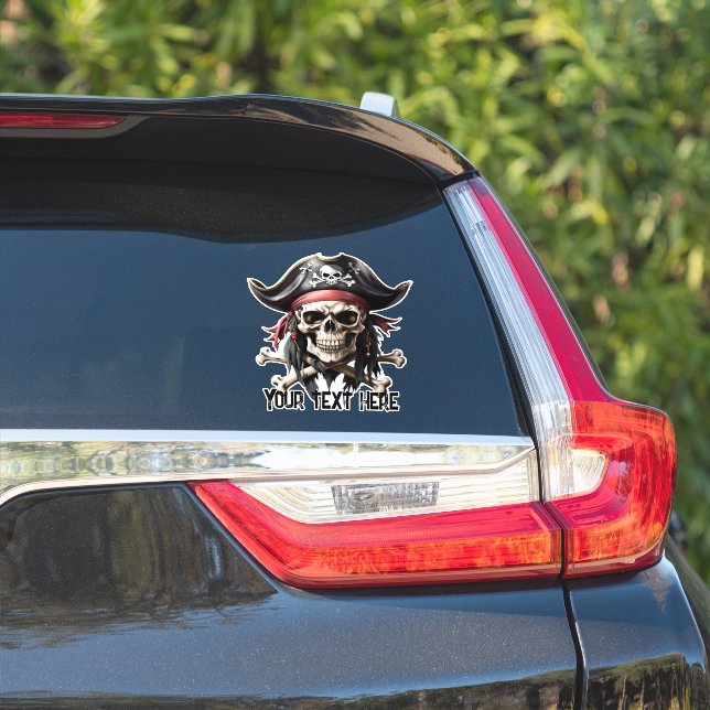 Pirate Skull and Crossbones (Car Side)