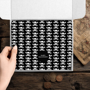 Pirate Skull and Crossbones Halloween Tissue Paper