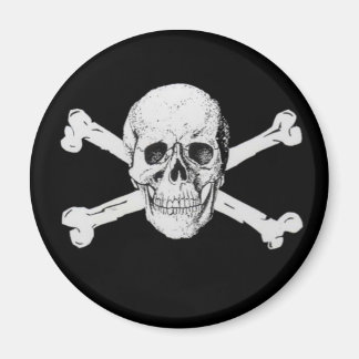 Pirate Skull and Crossbones Magnet