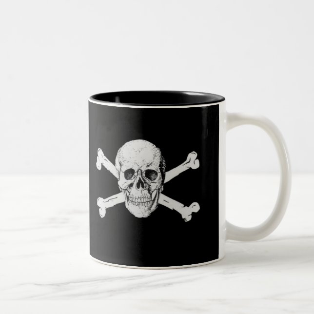 Pirate Skull and Crossbones Mug (Right)