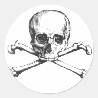 Pirate Skull and Crossbones Sticker