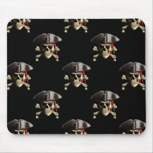 Pirate Skull And Hat Mouse Mat