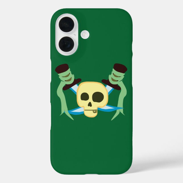 Pirate Skull and Swords Case-Mate iPhone Case (Back)