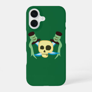 Pirate Skull and Swords iPhone 16 Case
