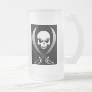 Pirate Skull beer mug
