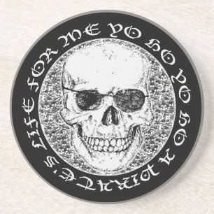 pirate skull coaster