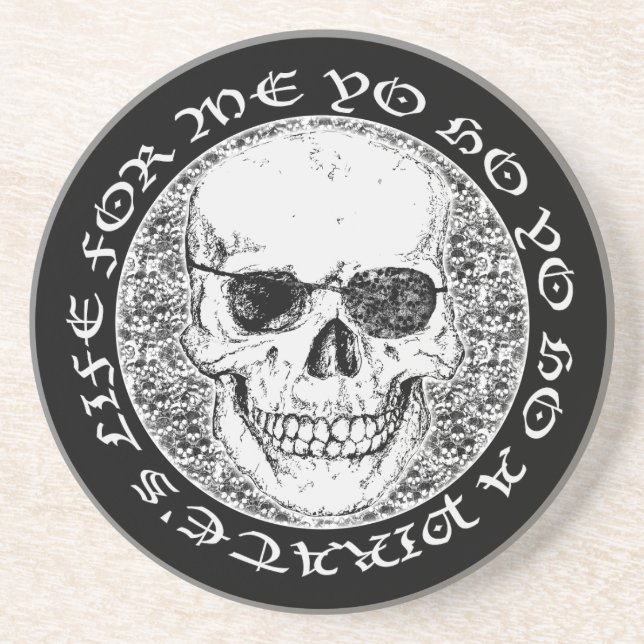 pirate skull coaster (Front)
