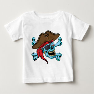 Pirate Skull & Crossbones-01 Baby T-Shirt