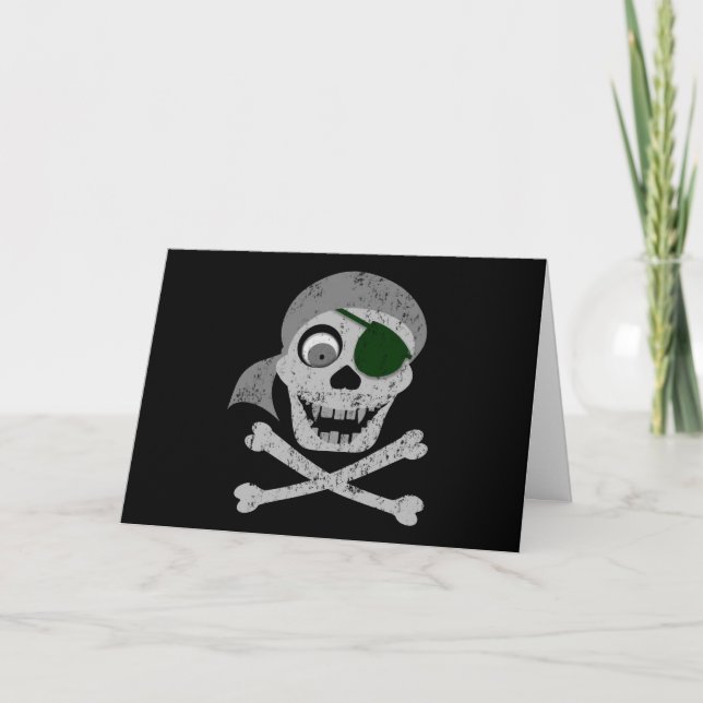 Pirate Skull & Crossbones Cards (Front)