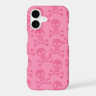Pirate Skull Crossbones Pattern Pink