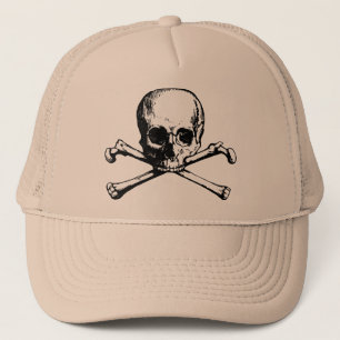 Pirate Skull & CrossBones Trucker Hat