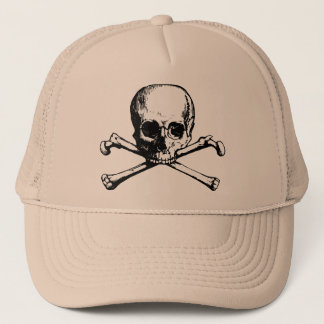 Pirate Skull & CrossBones Trucker Hat