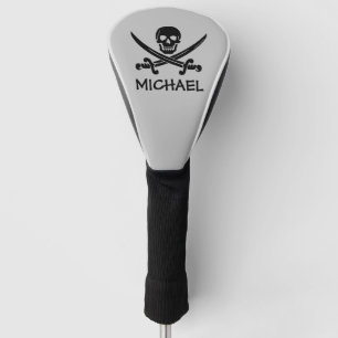 PIRATE SKULL CUSTOM GOLF DRIVER COVER