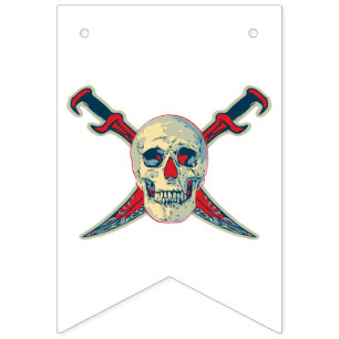 Pirate (Skull) - Custom Swallowtail Party Bunting